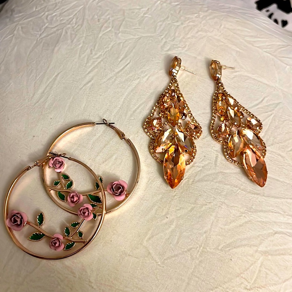 Set of ROSE earrings